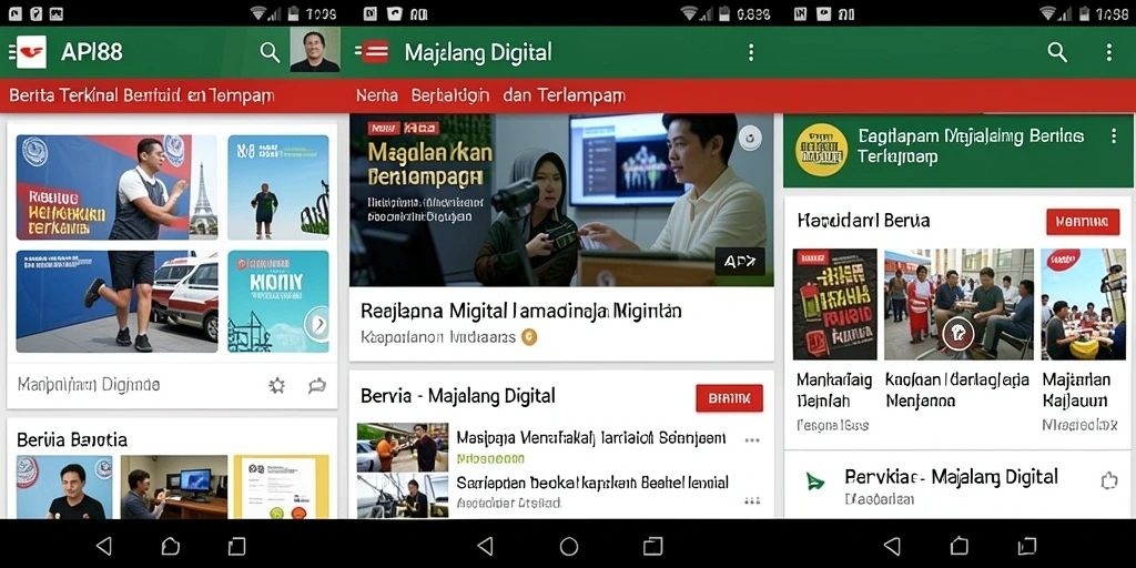 Screenshot utama API88 menampilkan antarmuka pengguna Majalah Digital yang intuitif.