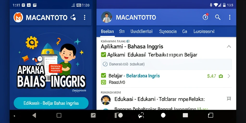 Antarmuka pengguna MACANTOTO yang ramah dan interaktif.